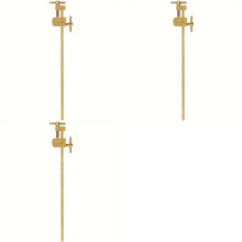 3X Woodworking Wood Clamp, Brass Parallel Clamp Fast Fixed Clip Auxiliary Fixture Splicing Board Positioning Panel 36cm