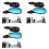 6X Motorcycle Rearview Mirrors Handlebar Rear View Mirror Handlebars Mirrors Motorcycle Accessories 1