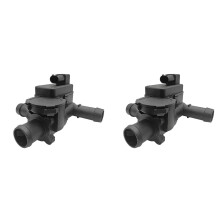 2X Nieuwe Hoogwaardige Auto Warmwaterklep Verwarmingsregelklep A9608300784 voor - Auto-Onderdelen