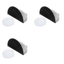 3X Gipsslipmaskin för Hörn, Rätvinklig, Halvrund, Vinkelslipverktyg + Sandpapper, Handslipmaskin för Rengöring och Polering