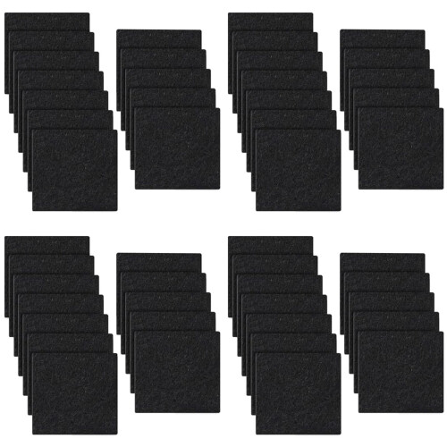48pcs Replacements Trash Can Odor Absorbing Filter Refills for Garbage Cans, Activated Charcoal Deodorizer