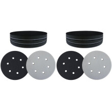 10 Pack 6 Inch Sanding Interface Pads Hook and Loop -Soft Density Sponge Cushion Buffer Backing Pads with EVA Foam