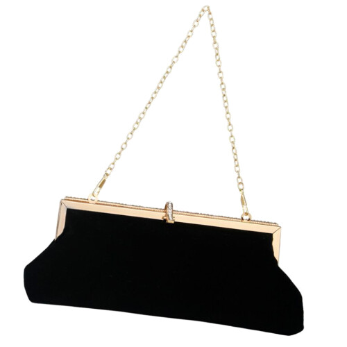 2Pcs Black Sparkly Clutch Bag Versatile Evening Handbag 2
