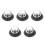 5Pcs Non-Scratch Stainless Steel Scrubber with Short Handle for Pots 10