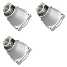 3X 9Teeth Shaft,26mm Tube Connection Plate Part for 43CC 52CC,GX35 Engine, Fit for Side Carry Brush Cutter Grass Trimmer
