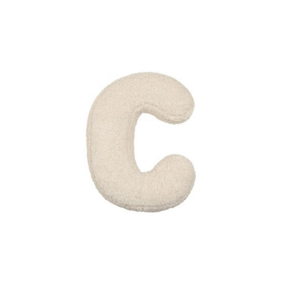 Brecantia Letter Pillow English Letters Pillow Throw Cushion Decorative Alphabet Letter Pillows English Letters Throw Pillow C