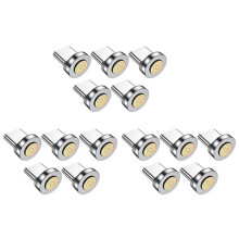 7-Poliger Typ C-Magnetstecker, Schnellladekabeladapter für Magnetisches Ladegerät, 360 Drehbarer Anschluss, 15 Stück