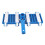 Swimming Pool Vacuum Head with Wheels Removable Adjustable Handle Cleaning Tools 2