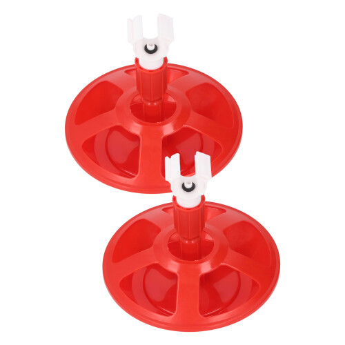 Conjunto de 2 bebedouros automáticos para galinhas, patos e gansos em PP G3/4. 1