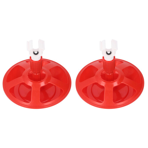 Conjunto de 2 bebedouros automáticos para galinhas, patos e gansos em PP G3/4. 2