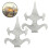 2 Pcs Waterproof Sockets Wrought Iron Fence 7