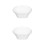 2Pcs Transparent Plastic Face Wash Basin Multi-Use Storage Tub 7