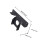 2Pcs Reinforced Pergola Corner Support Bracket Black Stainless Steel 2