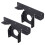 2Pcs Reinforced Pergola Corner Support Bracket Black Stainless Steel 5