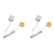 2X 85 V-265 V AC LED-Berührungsschalter, für Versteckte Schrankinstallation, Kann 40 mm Dicke Holz-Berührungssensoren Durchdringen