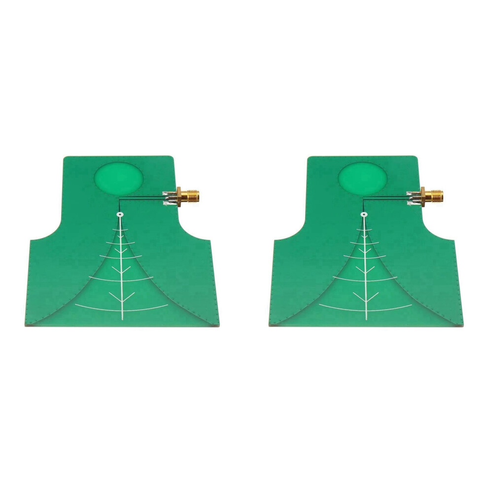 2X Uwb Directional Broadband Tem Antenna 7Dbi High Gain Broadband Uwb 1.4-10.5Ghz 8W For Radio Signal Transmit Receive 4713063297190