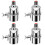 4X Automatic Water Level Control Valve 1/2 Inch Stainless Steel Float  Valve with Clip 1