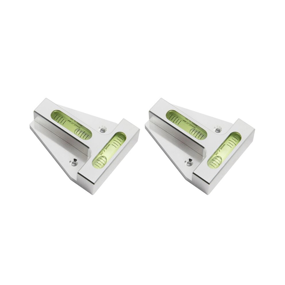 2X T Type Level Meter, Spirit Level Bubble Two Ways T Type Portable Xy Dual-Axis Horizontal A 6032248284052