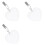 3X LED Purse Light LED Lights Bag  Heart Shape Keychain Light Night Light Purse Lamp Automatic Sensor 2