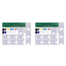 2X DIY Sound Control LED Music Spectrum Electronic Kit Column Audio Display PCB Soldering Practice Kit LM358 LM339
