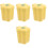 4Pcs Yellow Cute Flower Trash Can Airtight Small Desktop Garbage Bin 3