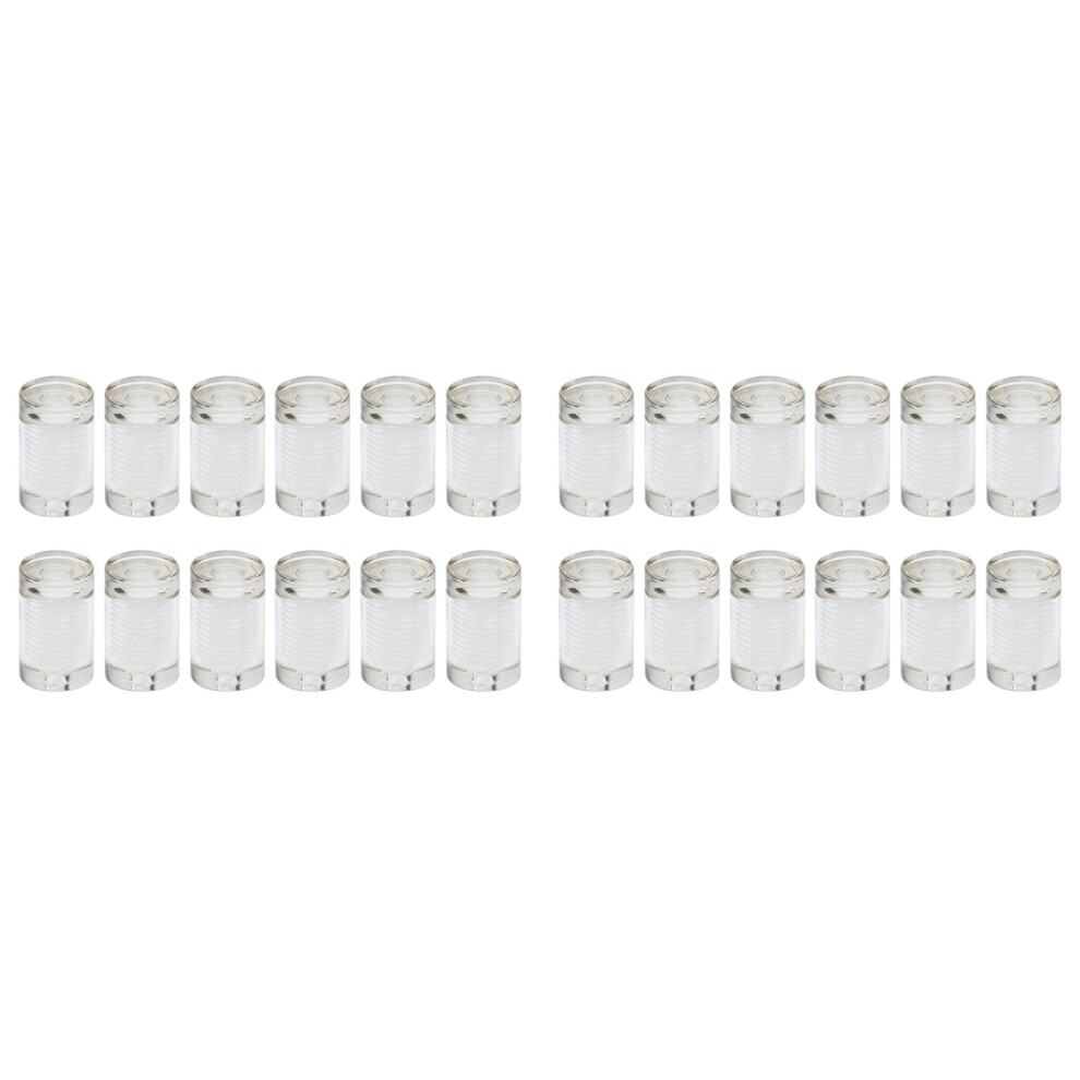 24Pcs Clear Standoffs, 3/4X1inch Acrylic Standoff Screws, Wall Sign Standoff Mounting Hardware,Advertising Standoff Nail 4711580876027