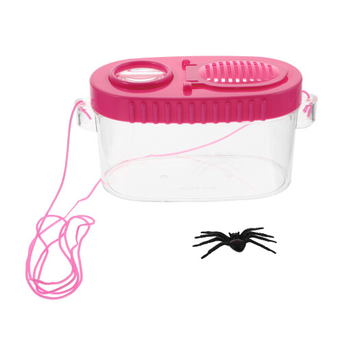 2pcs portable insect containers with magnifier for home use 1