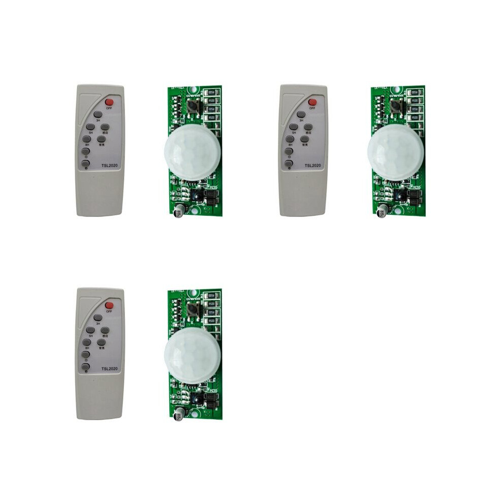 3X Solar Street Lamp Controller Circuit Board Of Pir Human Body Induction Solar Lamp With Remote Control 3.2V 3.7V 6031048141190