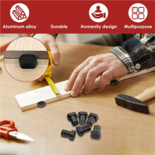 12PCS Bench Dogs with Non-Slip Pads 3/4-Inch (20mm) Workbench Dog Hole Accessories for Woodworking and MFT Stops