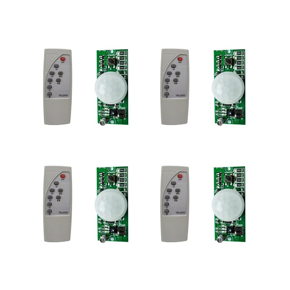 4X Solar Street Lamp Controller Circuit Board Of Pir Human Body Induction Solar Lamp With Remote Control 3.2V 3.7V 6031055213811