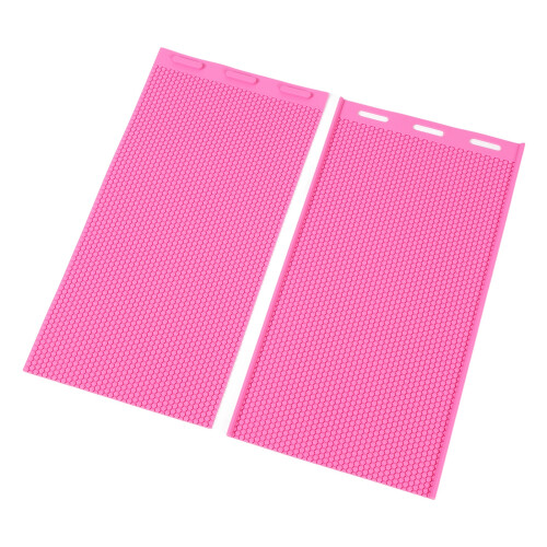 2PCS Beeswax Sheet Molding Silicone Soft Beeswax Foundation Sheets Press Embosser 1