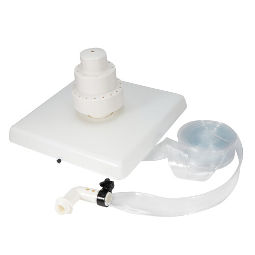 Fonte de piscina com cascata, decoração aquática com base, acessório para piscina. 1