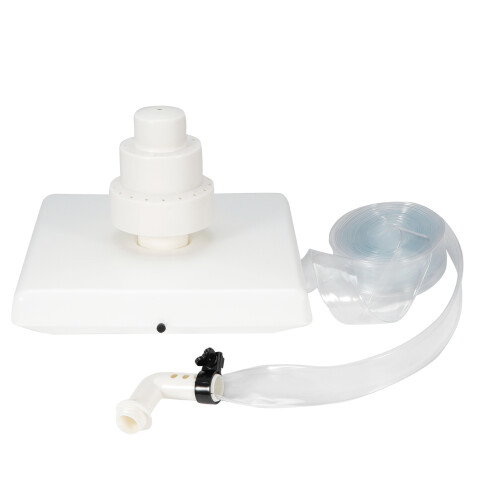 Fonte de piscina com cascata, decoração aquática com base, acessório para piscina. 2