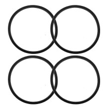 4PCS Replacement Rubber Lid Seals for 16oz & 20oz Travel Mug O Shaped Lid Gasket Replacement Part Black