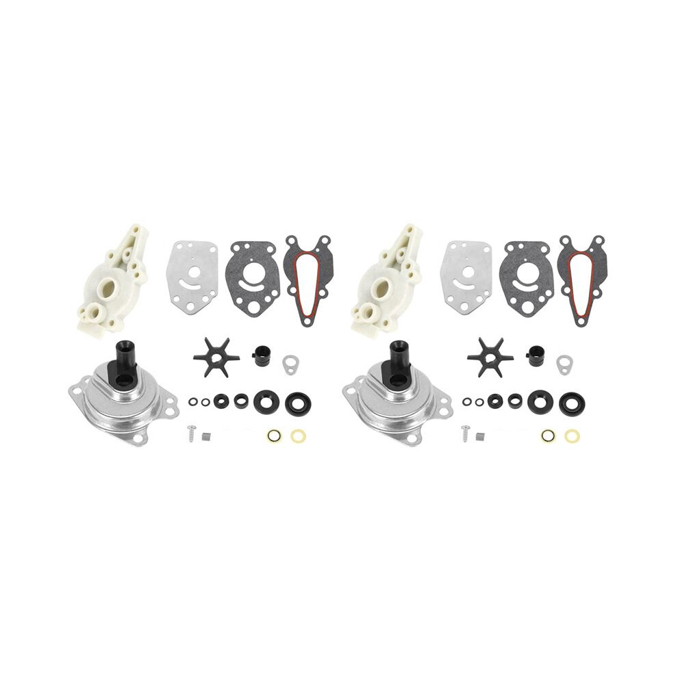 2X 46-42089A5 Water Pump Impeller Repair Kit For Mercury Mariner 6/8/9.9/10/15 2 Stroke Outboard 6033405102387