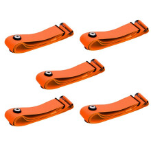5X Herzfrequenzgurt Brustgurt für Coospo Polar Wahoo  Mount Herzfrequenzsensor Monitor Elastisches Weiches Gurtband Orange