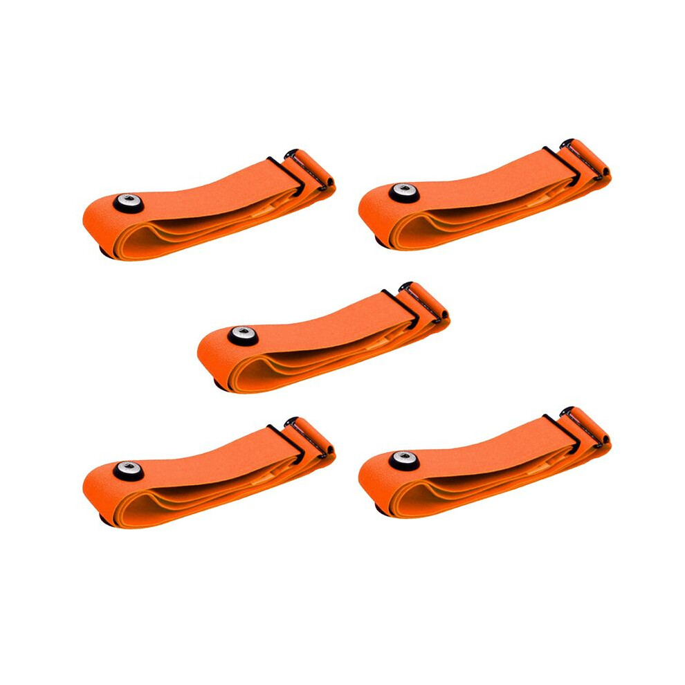 Typecat Orange 5X Heart Rate Belt Chest Strap For Coospo Polar Wahoo Mount Heart Rate Sensor Monitor Elastic Soft Strap