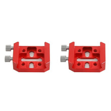 2X Guide Mirror Dovetail Plate Red Short Board for Dovetail Slot Telescope Accessories Dovetail Mount Vixen(C)
