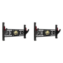 2X Legendarische Wezens Zwaard Wandmontage Haak Katana Houder Display Hanger voor Tanto Samurai Lichtzwaard Wapen Stand,1 Tier
