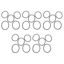 25 Stycken 100 mm Ytterdiameter 5 mm Tjock Gummitätning Oljefiltrerade O-Ringar