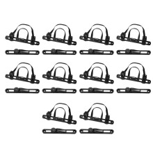 10X Bag Buckle Bicycle Accessories Luggage Buckle Bicycle Bag Buckle Riding Equipment