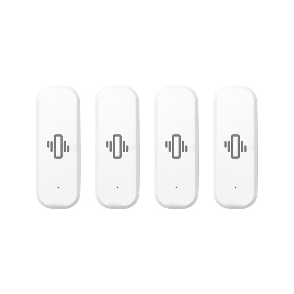 4X Zigbee Vibration Sensor Detection Tuya Life App Notification Real- Motion Vibration Alarm Home 6032856652519
