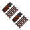 40Pcs Brown Glass Perfume Bottles Durable Makeup Container No Spill 2