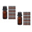 40Pcs Brown Glass Perfume Bottles Durable Makeup Container No Spill 5