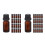 40Pcs Brown Glass Perfume Bottles Durable Makeup Container No Spill 6