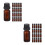 40Pcs Brown Glass Perfume Bottles Durable Makeup Container No Spill 7