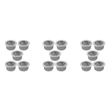Premium Double Screen Filter for Cocktails Smoker, Washable Stainless Mesh Screen Filter Bowl for Whiskey Smoker 15Pcs
