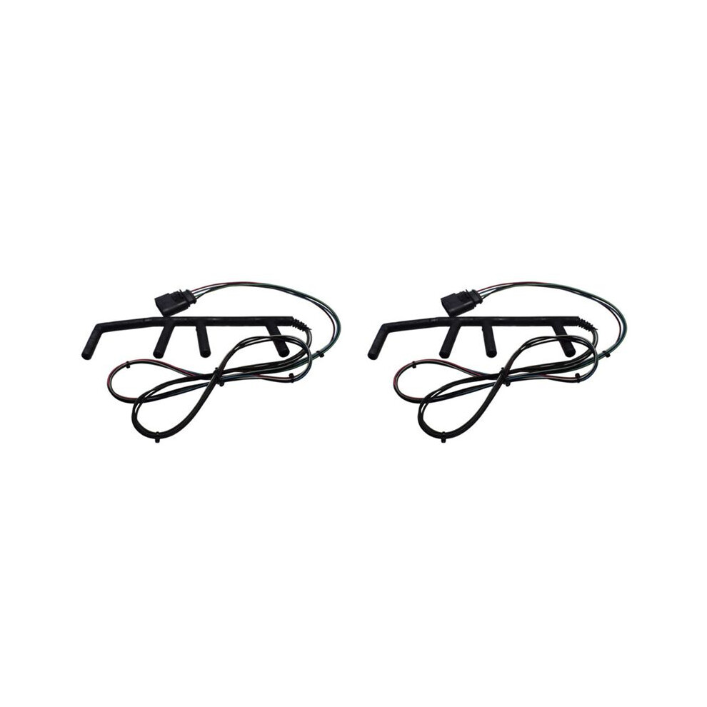 2X 038971220C 4 Wire Crude Oil Glow Plug Wiring Harness For Tdi 1.9L 2002-2004 Black 4713929440883