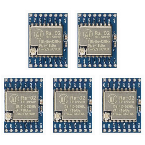 5X SX1278 LoRa Module LoRa 02 433M Adapter Module Wireless Transmission SPI Communication Module