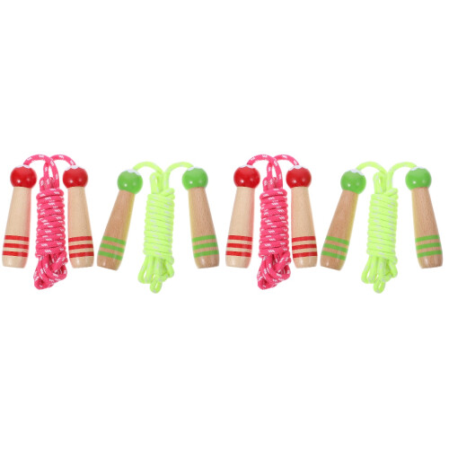 4Pcs Adjustable Skipping Ropes for Kids Durable Portable Jumping Ropes 1
